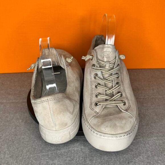 Paul‎ Green Hadley Sneaker No Tie Slip On Grey Glitter Metallic AU 7.5 US 10 - Picture 4 of 8